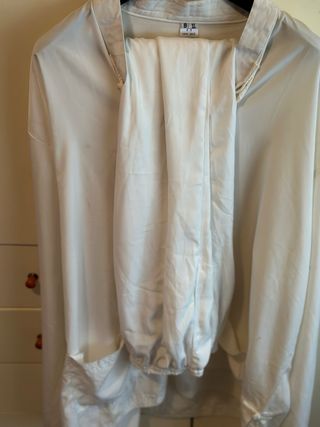 Vestito Kung Fu Seta Bianco