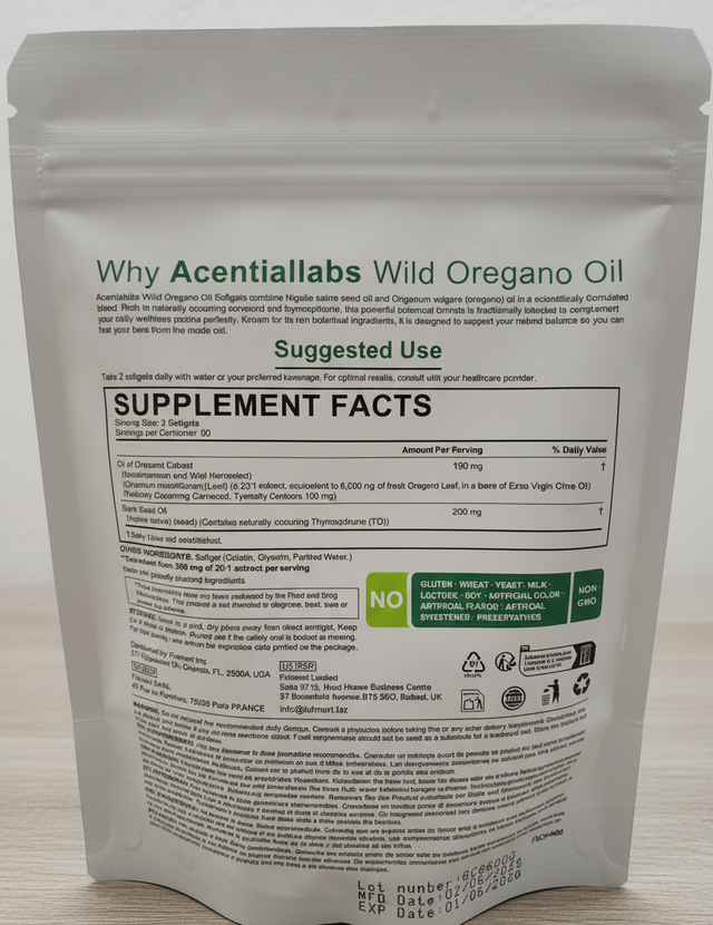 Aceite de Orégano Salvaje