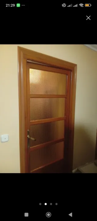 Puertas madera maciza 
