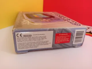 CONSOLA GAMEBOY ADVANCE TRANSPARENTE CON CAJA