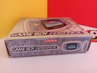 CONSOLA GAMEBOY ADVANCE TRANSPARENTE CON CAJA