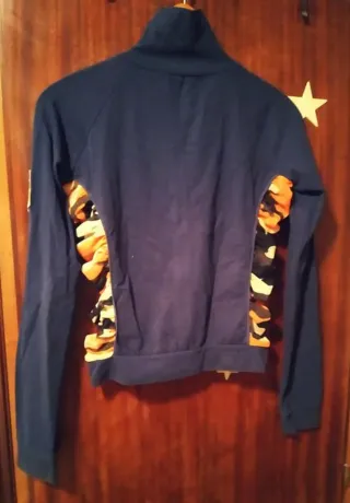 Chaqueta licra con cremallera Punkyfish azul