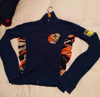 Chaqueta licra con cremallera Punkyfish azul