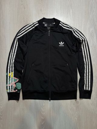 Sudadera Adidas Originals Mujer Negra y Blanca
