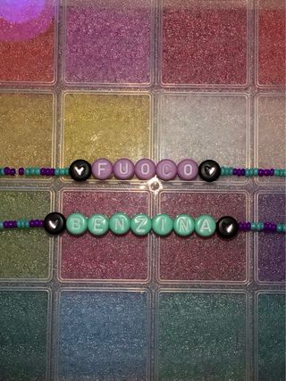 Bracciale personalizzato in perline