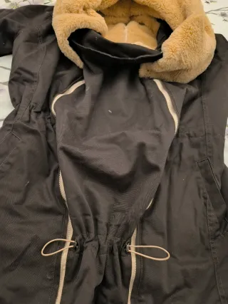 Abrigo Porteo Embarazo  Marrón