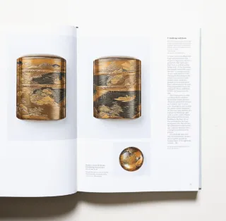 Libro sobre arte japones Inrō en Inglés y Alemán