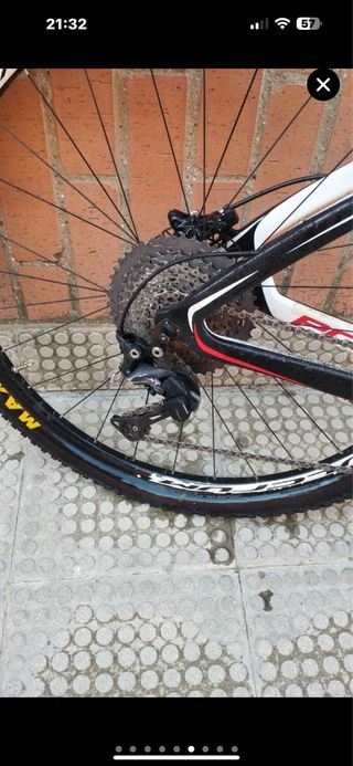 Massi pro 29 Cuadro de carbono Monoplato, frenos y