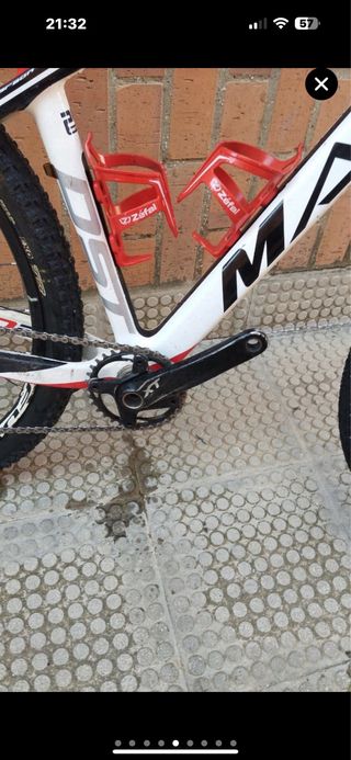 Massi pro 29 Cuadro de carbono Monoplato, frenos y