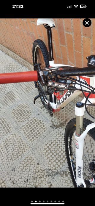 Massi pro 29 Cuadro de carbono Monoplato, frenos y