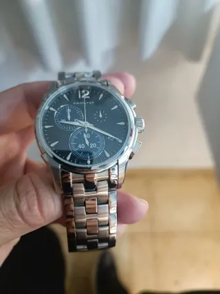 Hamilton Jazzmaster 42mm Reloj Cronógrafo Azul