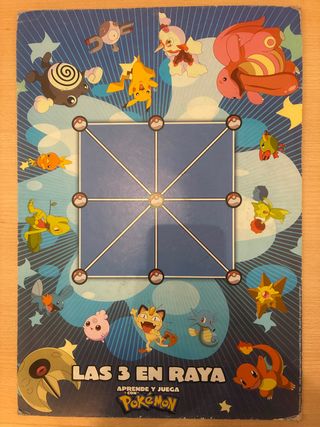 Tablero Los 3 en Raya Pokemon Grande