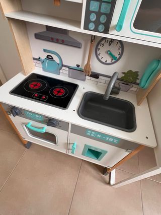Cocinita de madera juguete Aldi