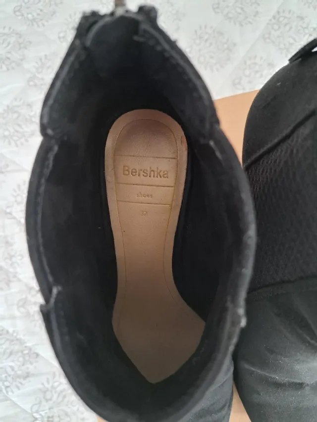 Botines Bershka Mujer Talla 37 Negros