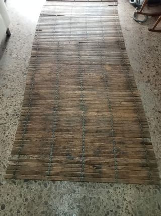 Persianas de madera enrollables