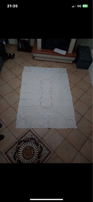 Tovaglia rettangolare bianca 8 persone