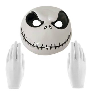 Mascara Jack Skellington y Guantes Halloween