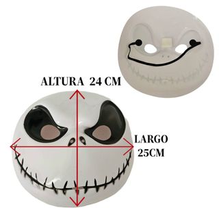 Mascara Jack Skellington y Guantes Halloween