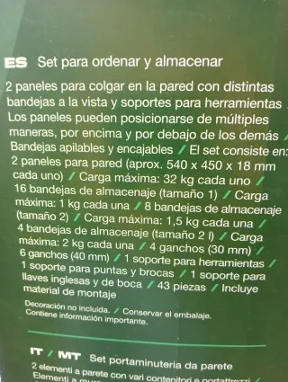 Organizador de herramientas PARKSIDE