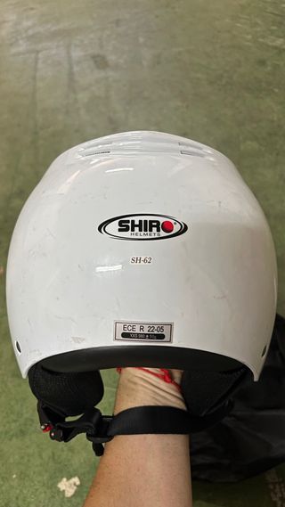 Casco Jet Shiro Blanco Talla XXS