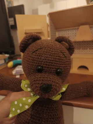 Orsacchiotto Amigurumi Peluche Marrone