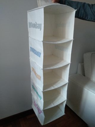 Organizador de armario colgante nuevo