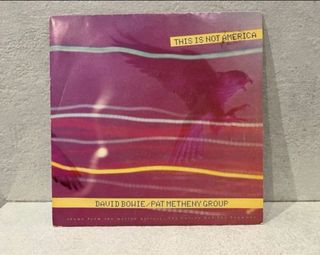 Single Vinilo Bowie/Metheny - This Is Not America