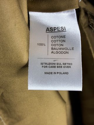 NUEVO C/E! Vestido Midi ASPESI Caqui TG 44 - 100