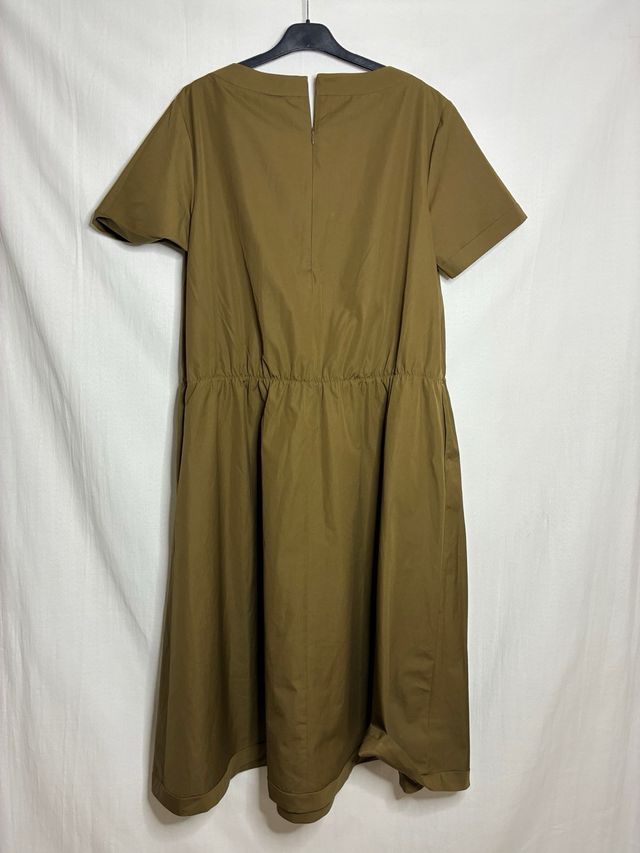 NUEVO C/E! Vestido Midi ASPESI Caqui TG 44 - 100