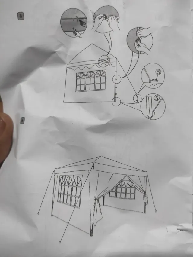 Cenador plegable verde sin estrenar