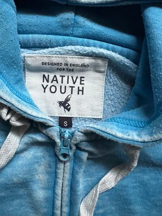 Felpa Native Youth Azzurra Taglia S