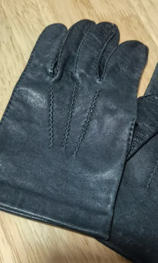 Guantes de Piel Hombre Talla M, dos pares