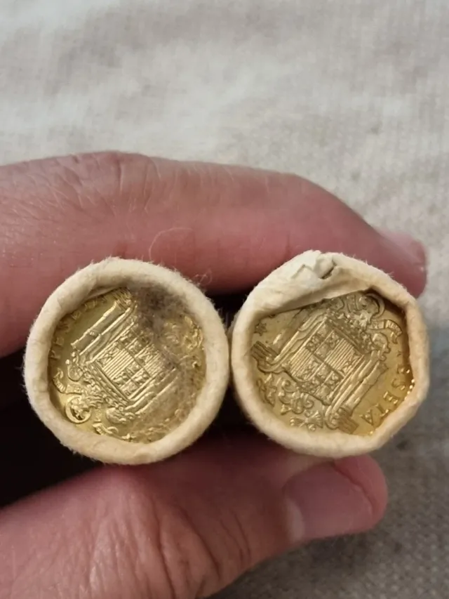 2 Paquetes 50 Monedas Peseta