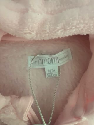 Buzo bebé unicornio rosa 0-3 meses