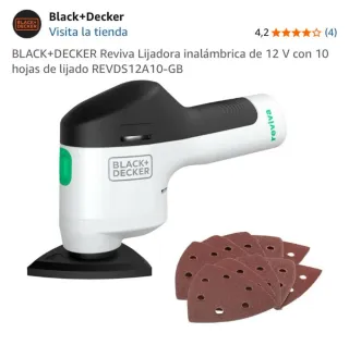 Lijadora Black+Decker Reviva 12V