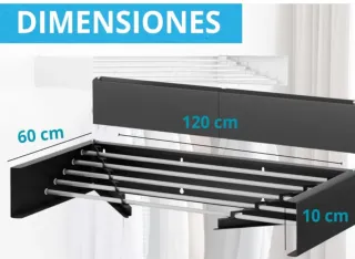 Tendedero de ropa .Mide 1,20 de ancho.SIN ESTRENAR