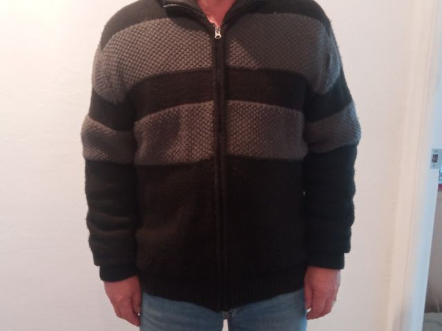 Chaqueta de punto gruesa y cálida