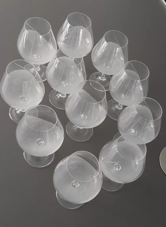 Copas de cristal para whisky o licor