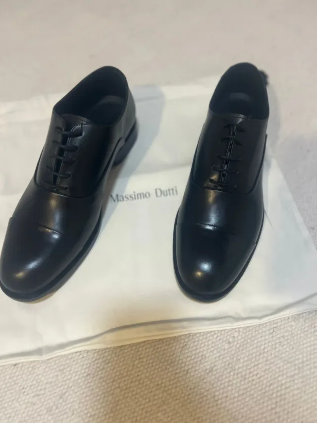 Zapatos Oxford Piel Vacuno Negros