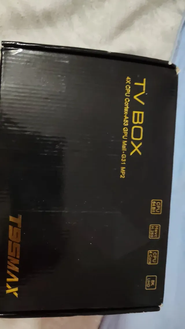 TV Box BOX con mando y cargador