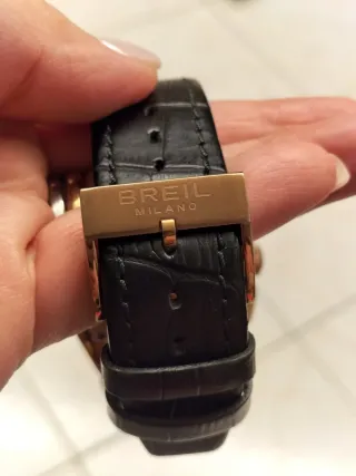 Orologio Breil Milano Uomo Nero/Oro rosa