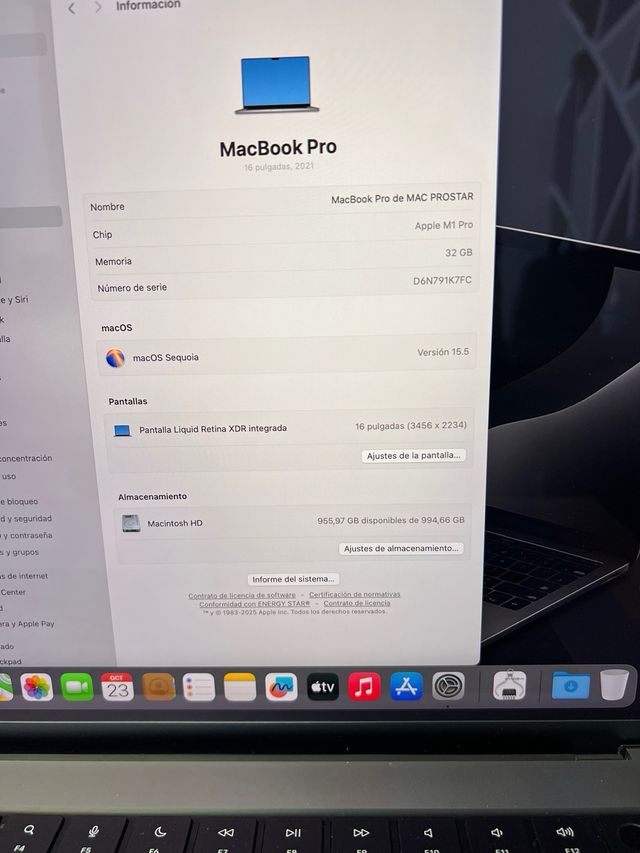 MacBook Pro M1 Pro 32GB