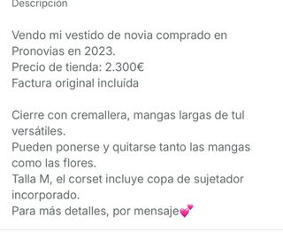 Vestido de Novia Pronovias Blanco