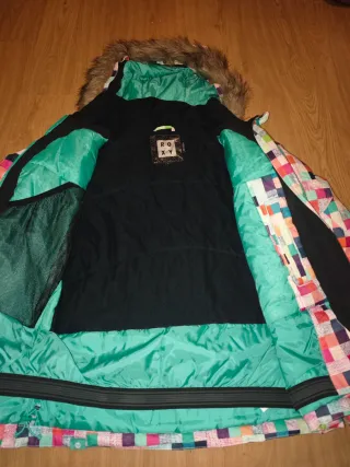 Chaqueta Roxy Esquí Snowboard Multicolor. talla 14