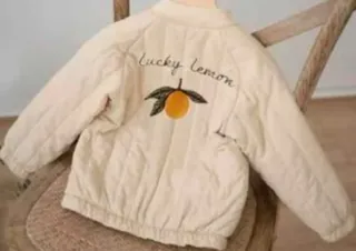 Chaquetón infantil Lucky Lemon beige