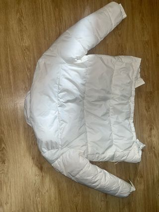 Chaqueta acolchada Zara blanca