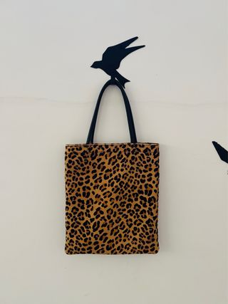 Bolso Zara Animal Print Piel Natural