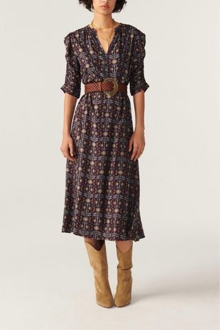 Vestido Bash Midi Estampado Talla S