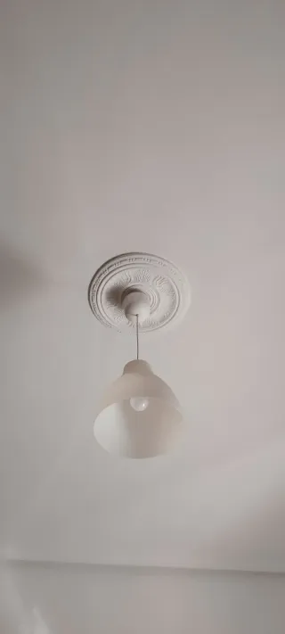 Lámpara de techo Ikea blanca