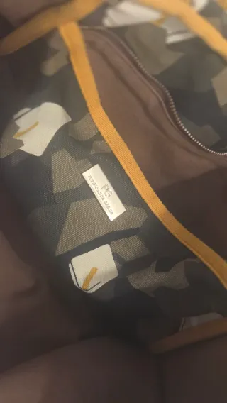 Bolso estampado militar